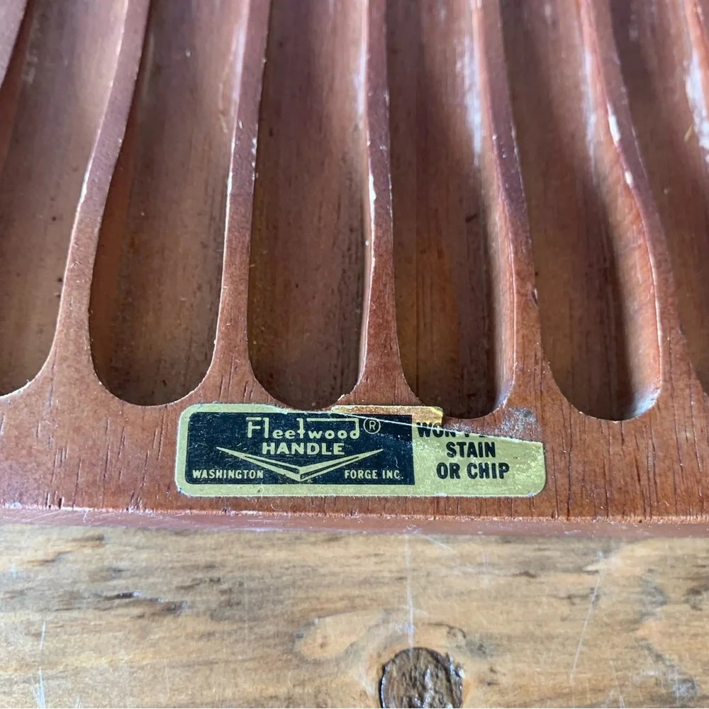 Town & Country Washington Forge Stainless Steak Knives Fleetwood Handle Set of 6